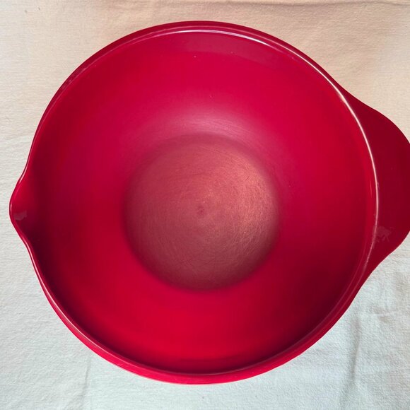 KitchenAid Red Mixing Bowl 4.5-Quart Pour Spout Handle Slip Resistant - Picture 6 of 6